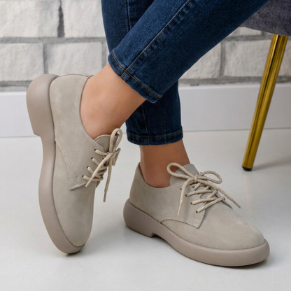 Zapatos de Gamuza con Suela Confort
