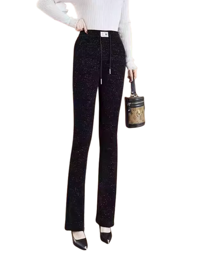 Pantalones térmicos evasé para mujer