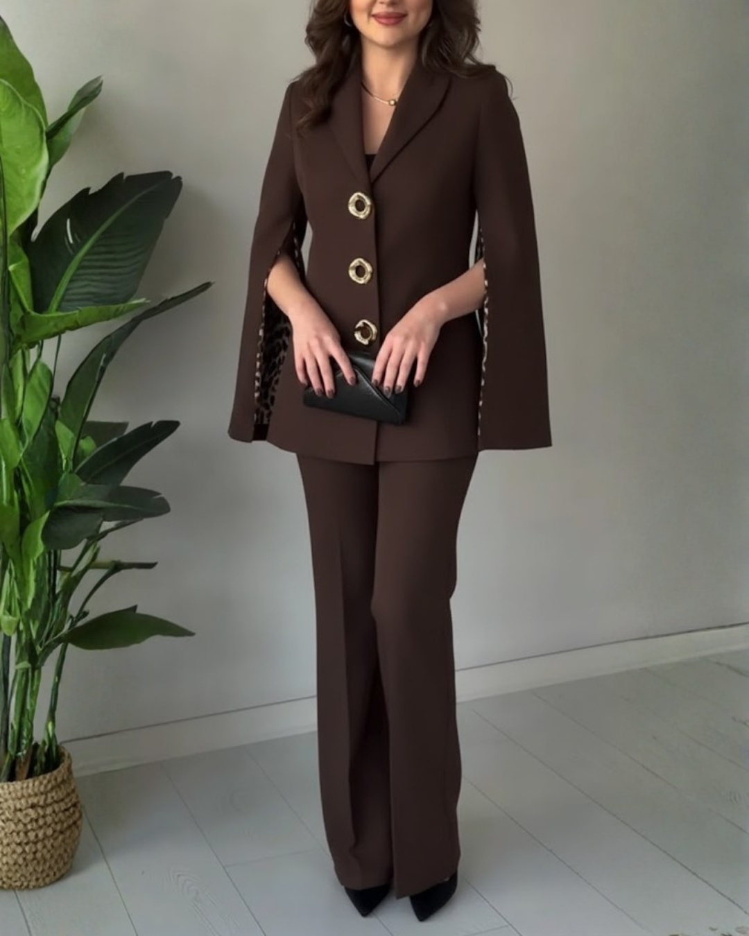 Conjunto de Chaqueta y Pantalón de Mujer