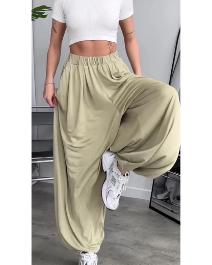 Pantalón Oversize de Estilo Bohemio