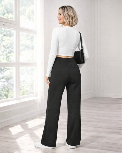 Pantalón Casual de Cintura Alta con Máxima Elasticidad para Mujer®