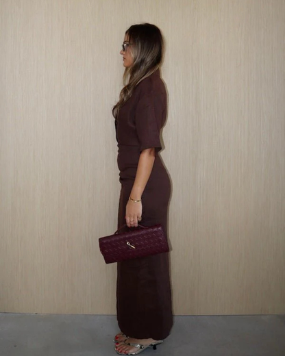 Vestido Midi con Botones para mujer