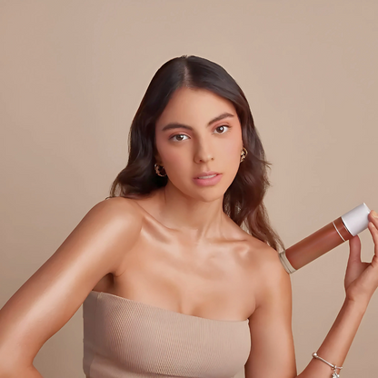 Base de Maquillaje con Iluminador  3 en 1: Hidratación, Bronceado y Efecto Luminoso al Instante  (OFERTA 2X1)