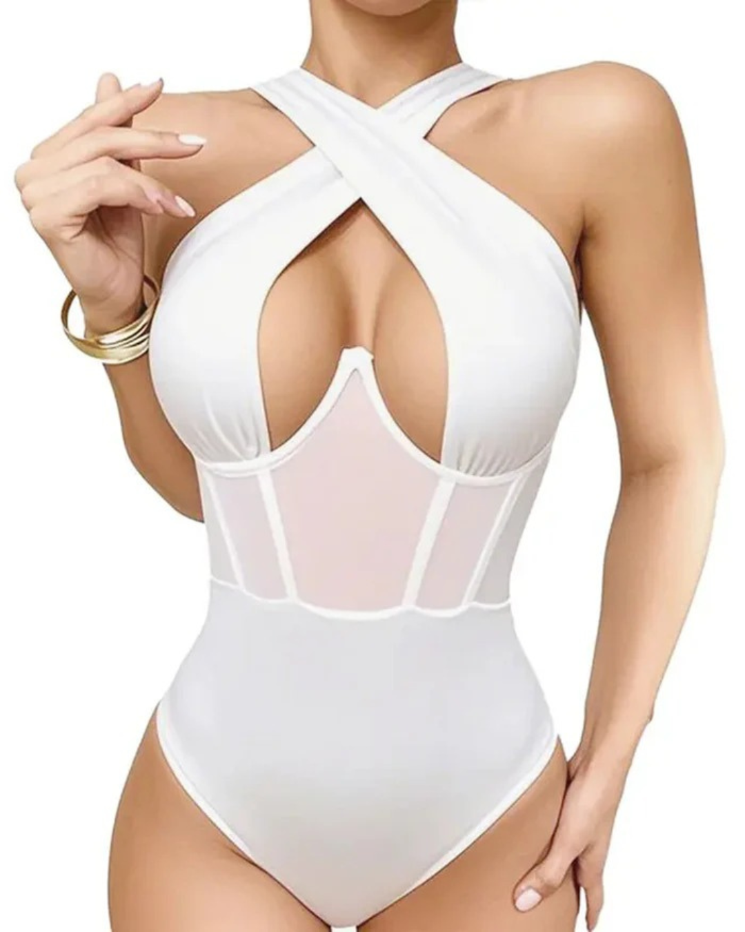 Body de Malla Cruzada®