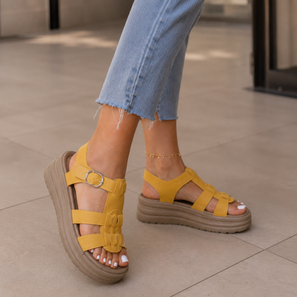 Sandalias de Plataforma con Tiras Ajustables®