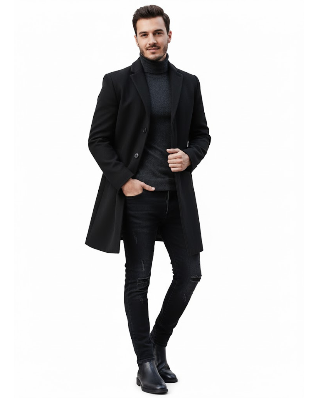 Chaqueta clásica con solapas para hombre®
