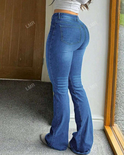 Pantalón Campana Cintura Alta Moldeador