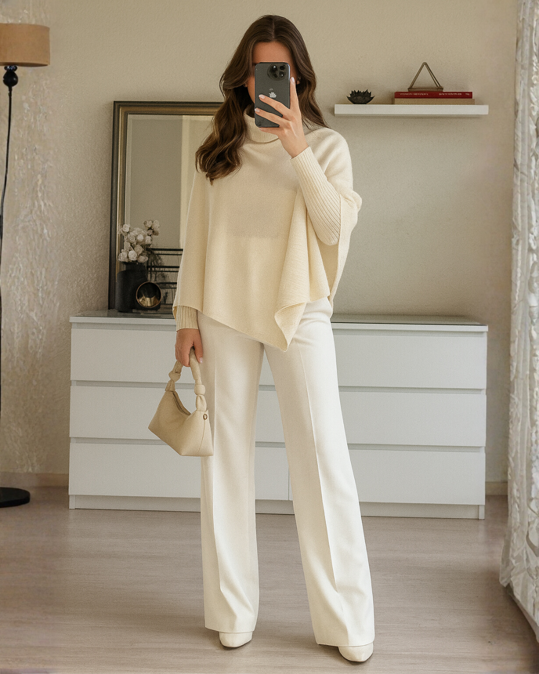 Top Tipo Chal de Punto Elegante y Cómodo para Mujer®