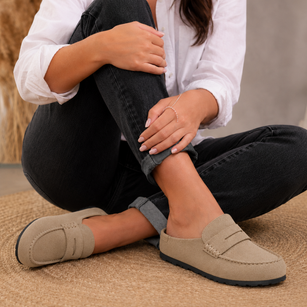 Mocasines de ante destalonados®