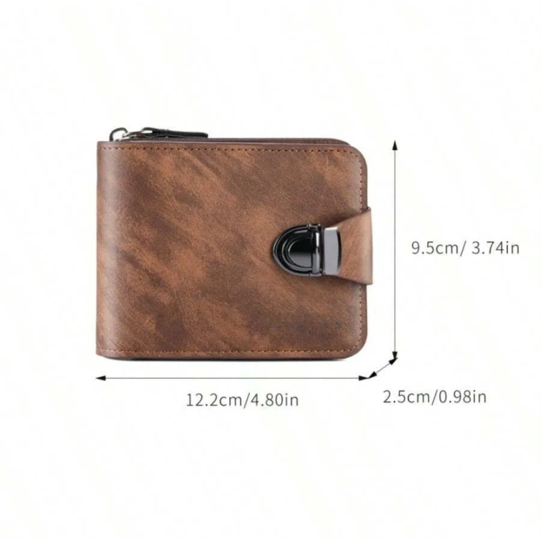Billetera Vintage Compacta con Cremallera®