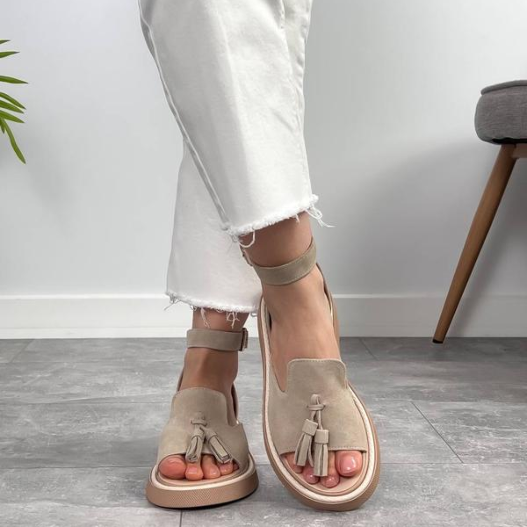 Sandalias de Ante con Suela de Plataforma®