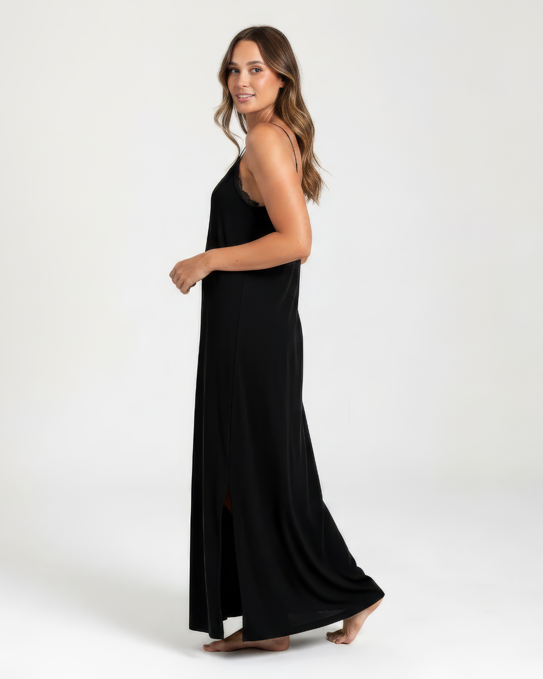 Vestido Largo Lencero Elegante®