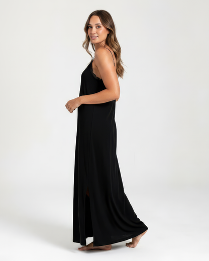 Vestido Largo Lencero Elegante®