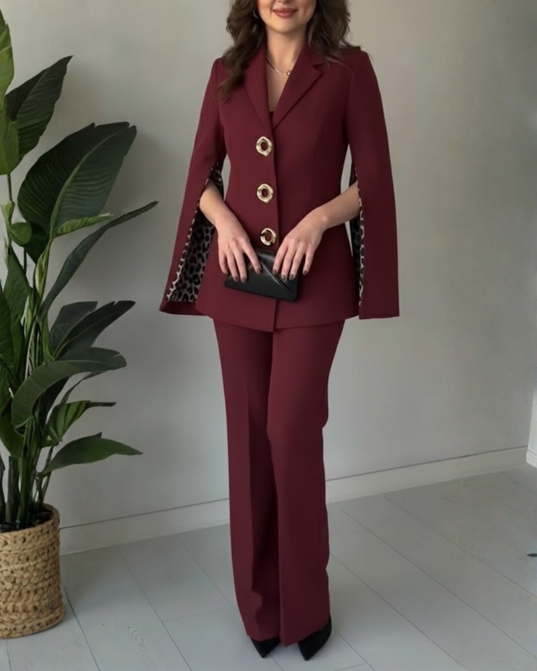 Conjunto de Chaqueta y Pantalón de Mujer