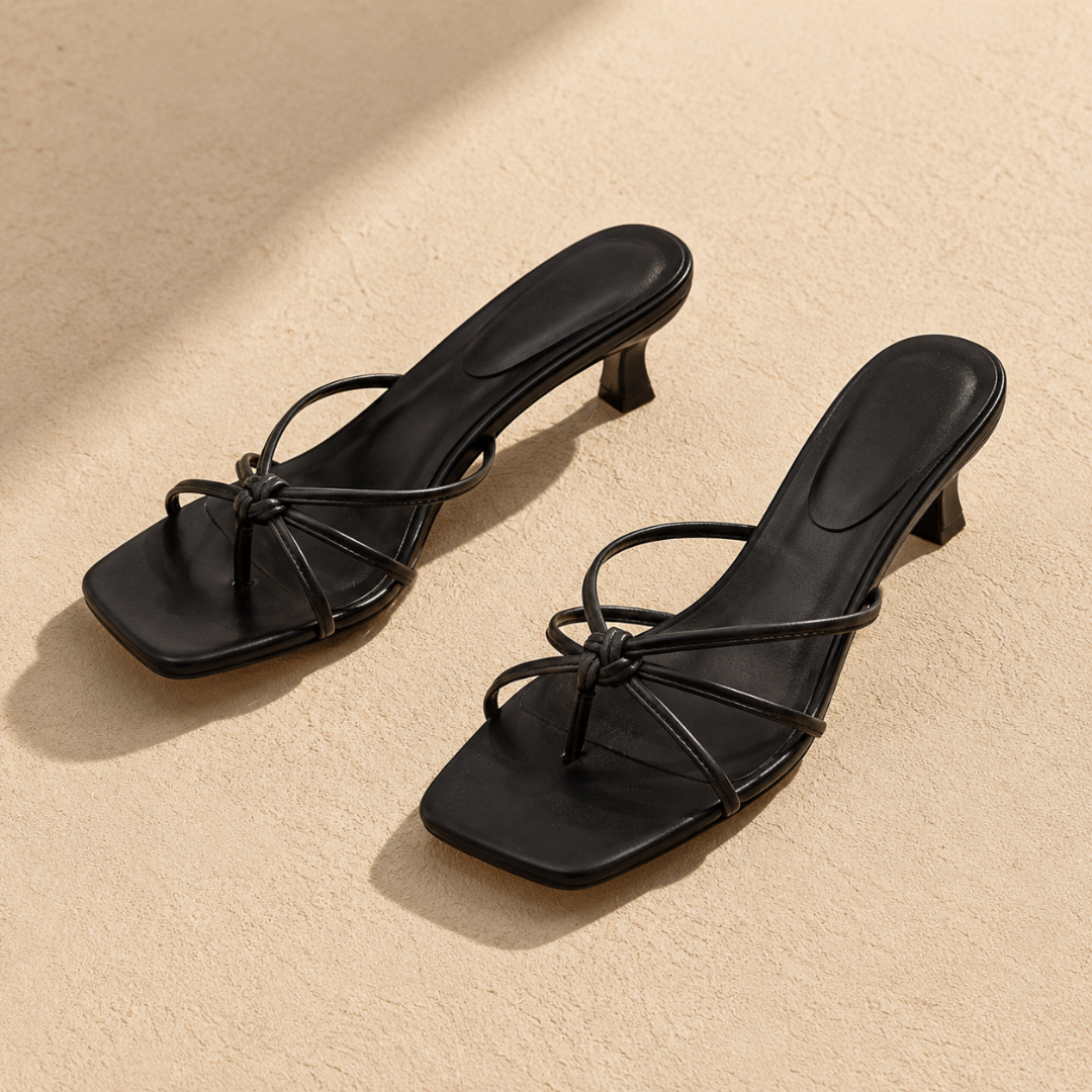 Sandalias de Tacón con Tiras Finas