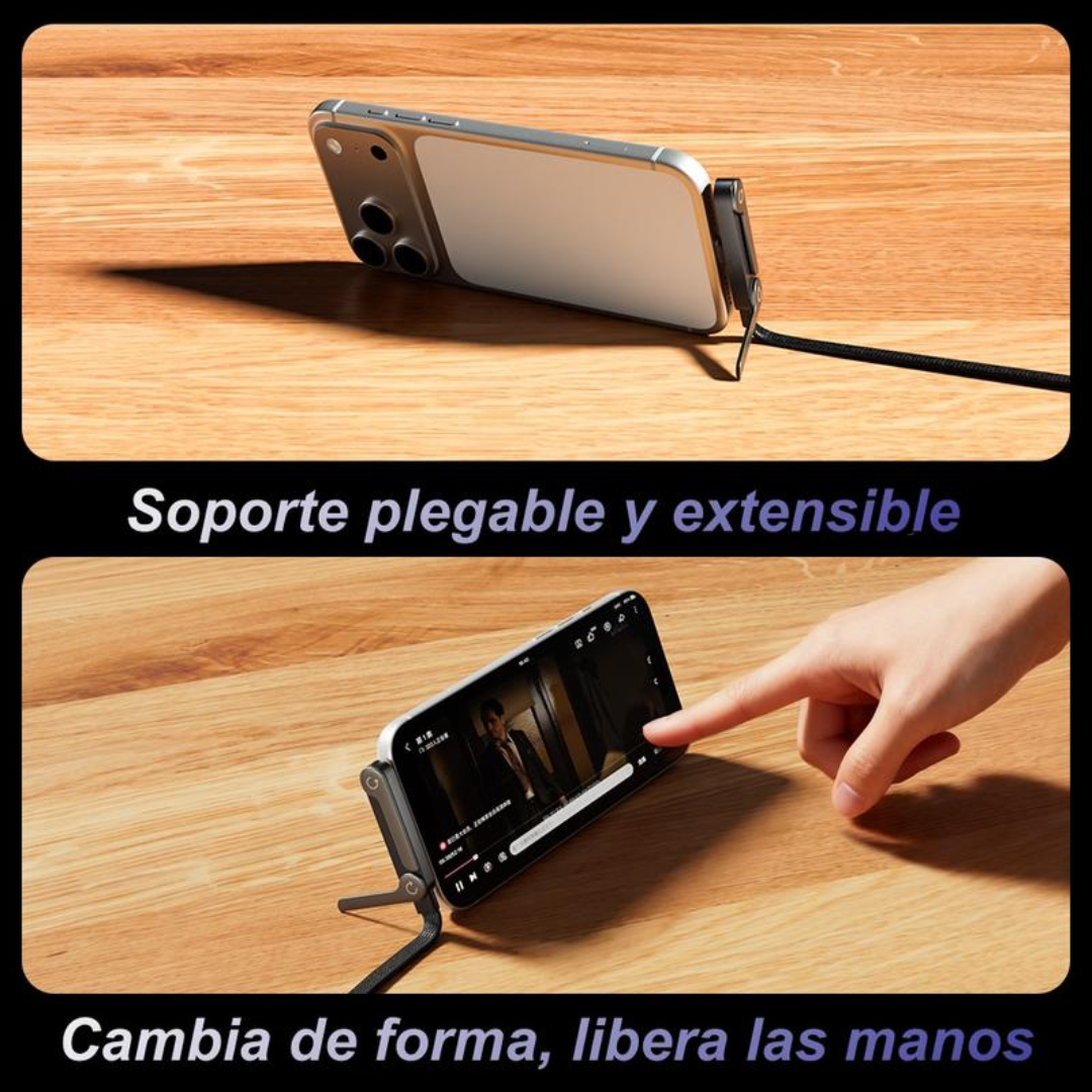 Cable de Carga Inteligente con Soporte Integrado (OFERTA 2X1)®