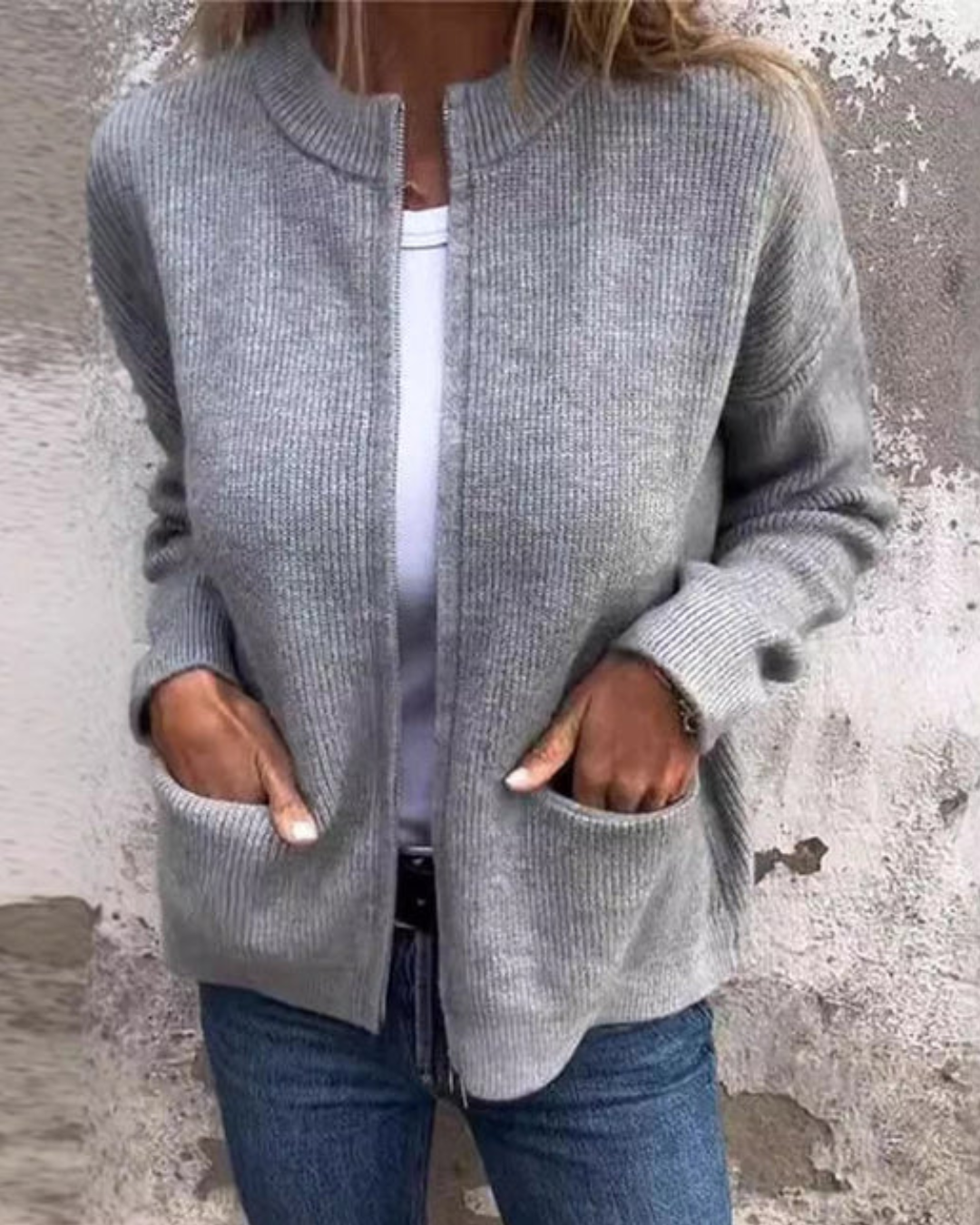Chaqueta de Punto Premium para Mujer