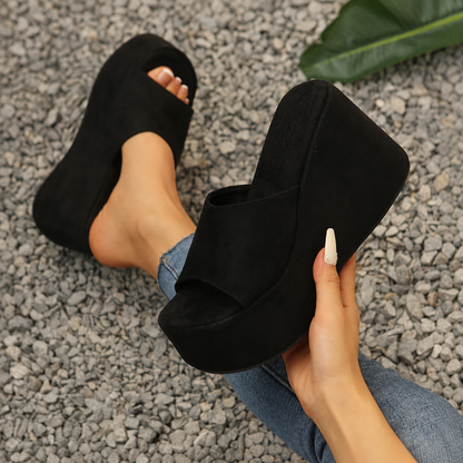 Sandalias de Plataforma con Pala Ancha®
