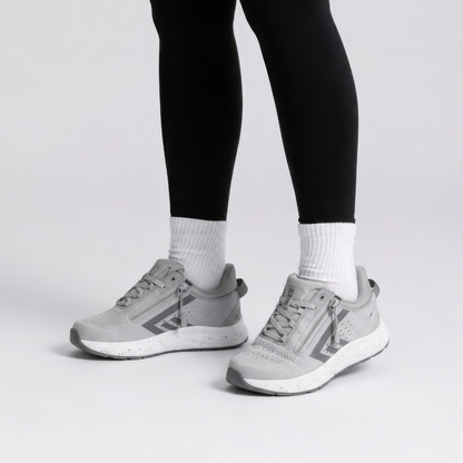 Zapatos adaptables con doble cremallera