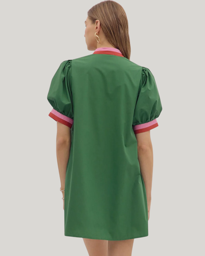 Vestido de Cuello en V para Mujer®
