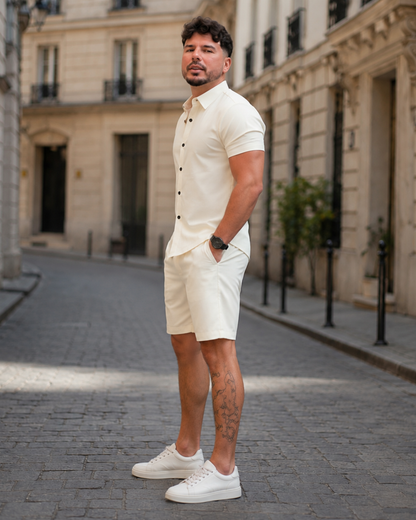 Conjunto Casual de Camisa y Short