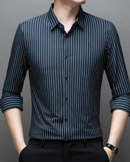 Camisa Casual a Rayas para Hombre®