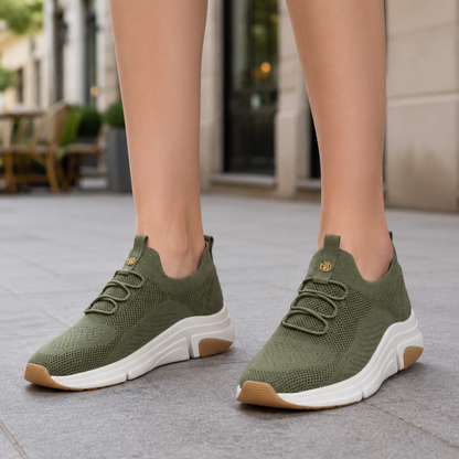 Zapatillas de Punto Transpirable con Suela Ligera