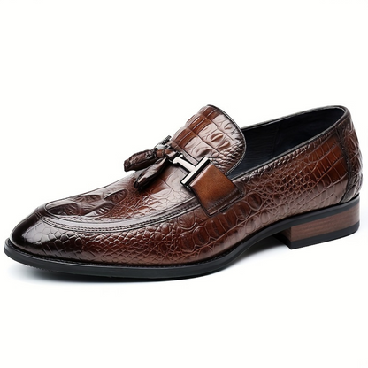 Mocasines Ergonómicos de cuero con diseño texturizado