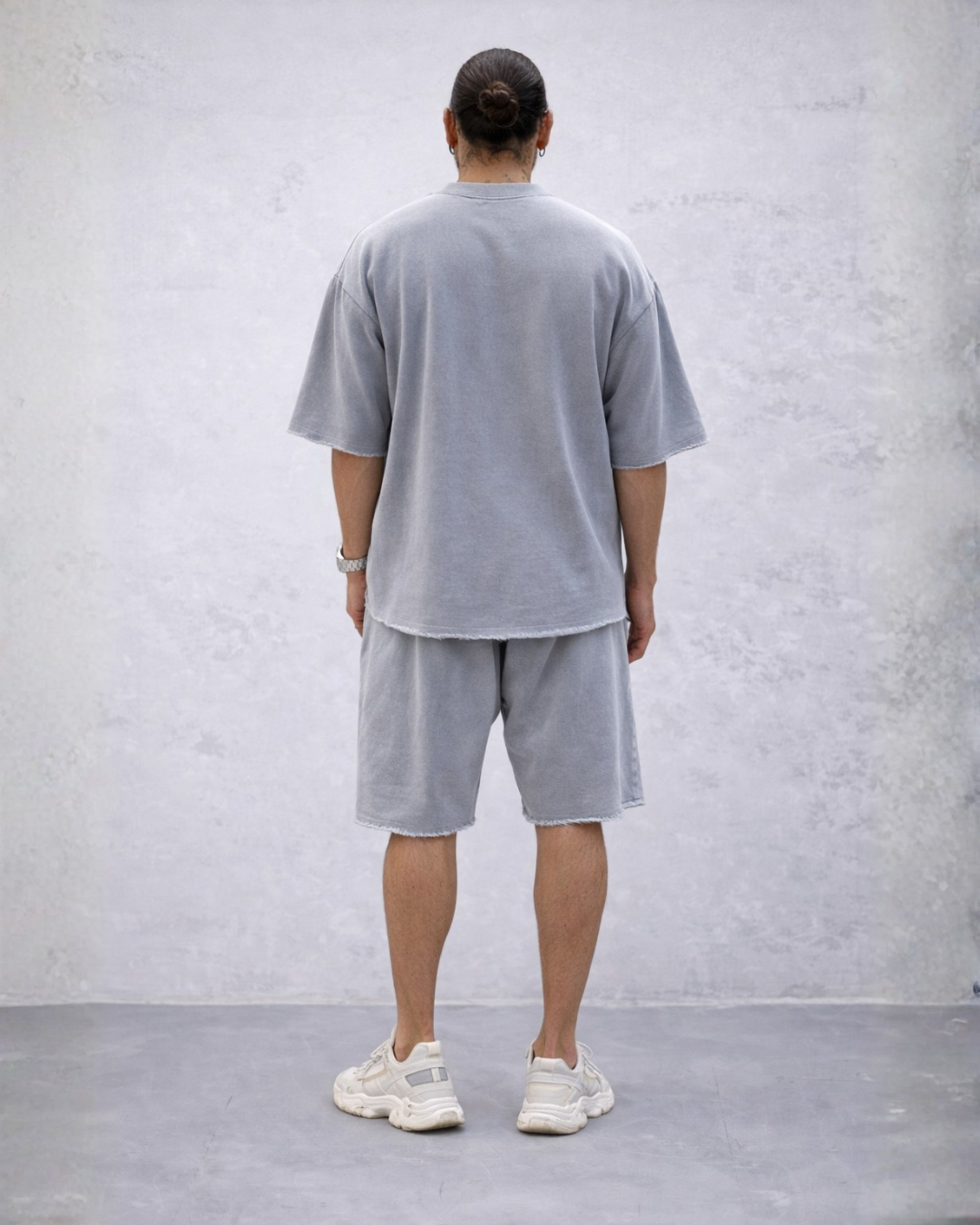 Conjunto Casual de Dos Piezas en Algodón para Hombre