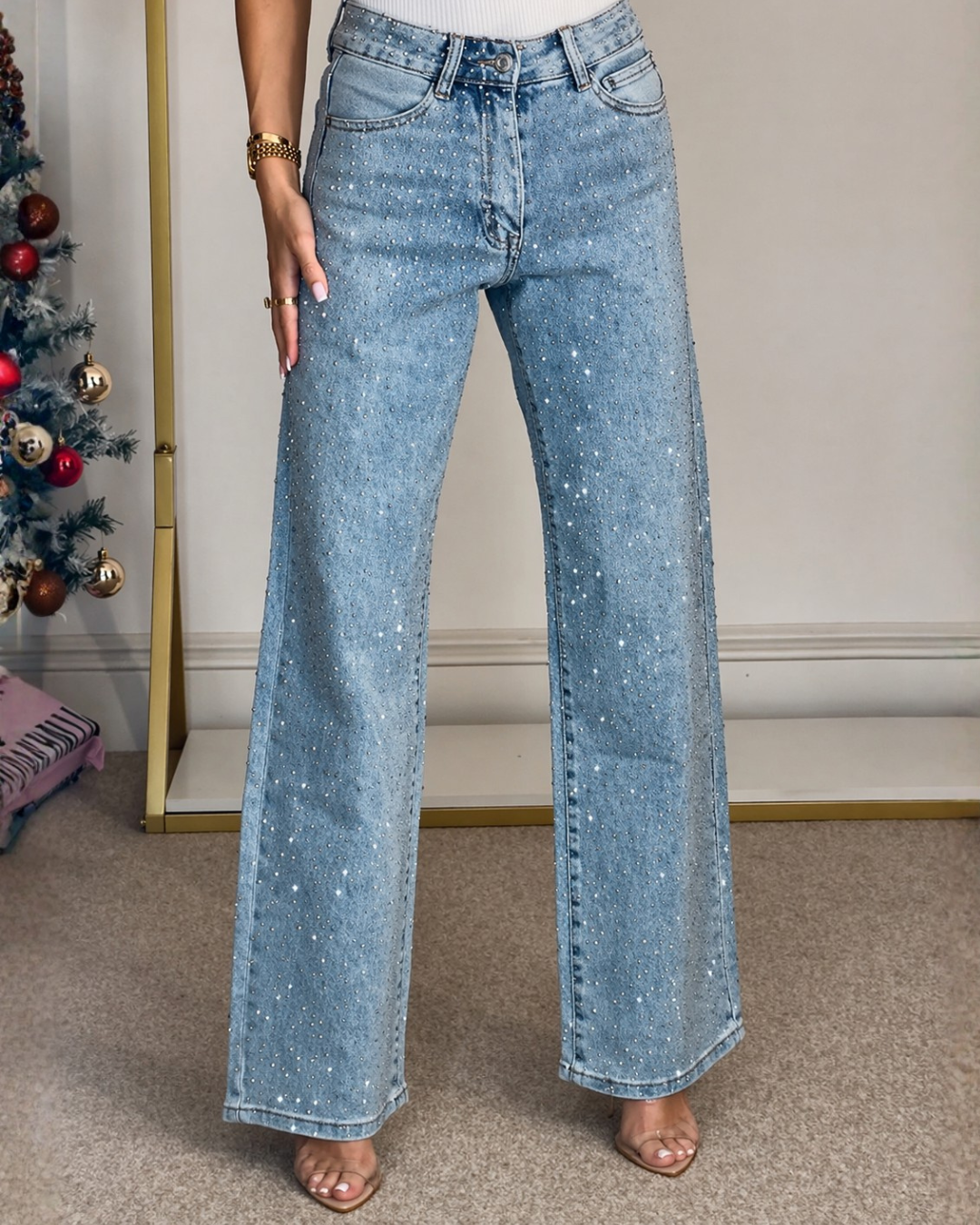 Pantalón Denim Recto Mónaco®