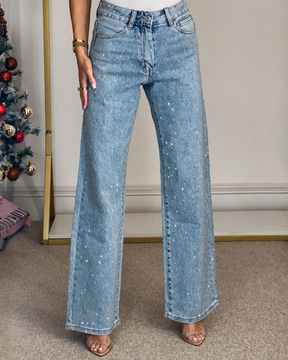 Pantalón Denim Recto Mónaco®