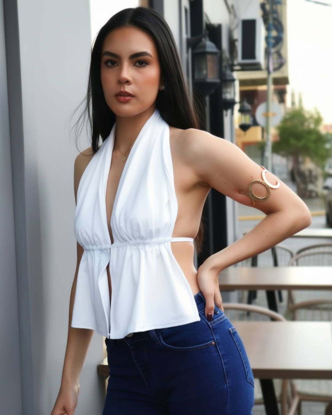 Blusa Halter Milano