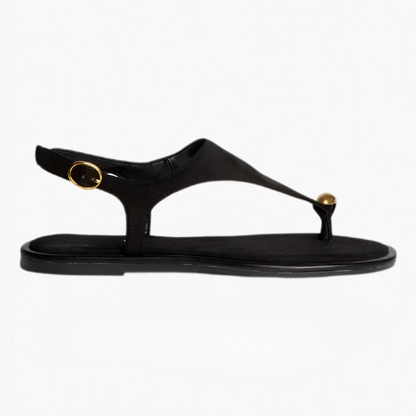 Sandalias Planas Tipo Dedo con Hebilla Ajustable