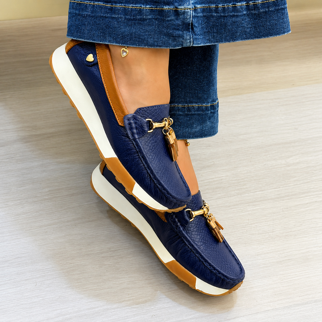 Mocasines de Piel con Plataforma