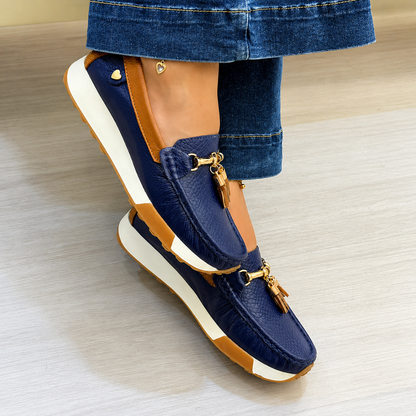 Mocasines de Piel con Plataforma