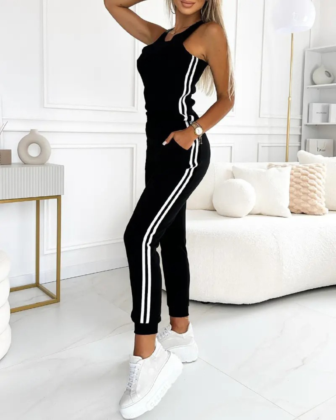 Conjunto de 3 piezas para mujer con detalles de rayas®