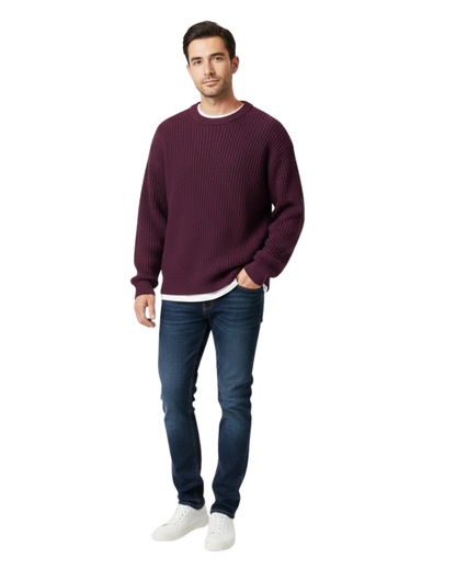 Suéter de Cuello Redondo para Hombre