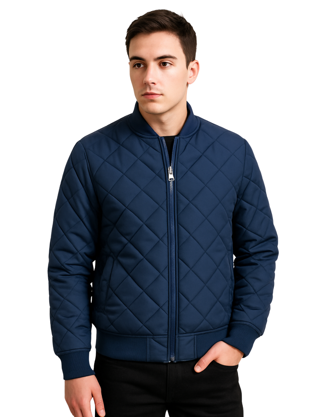 Chaqueta bomber acolchada para hombre