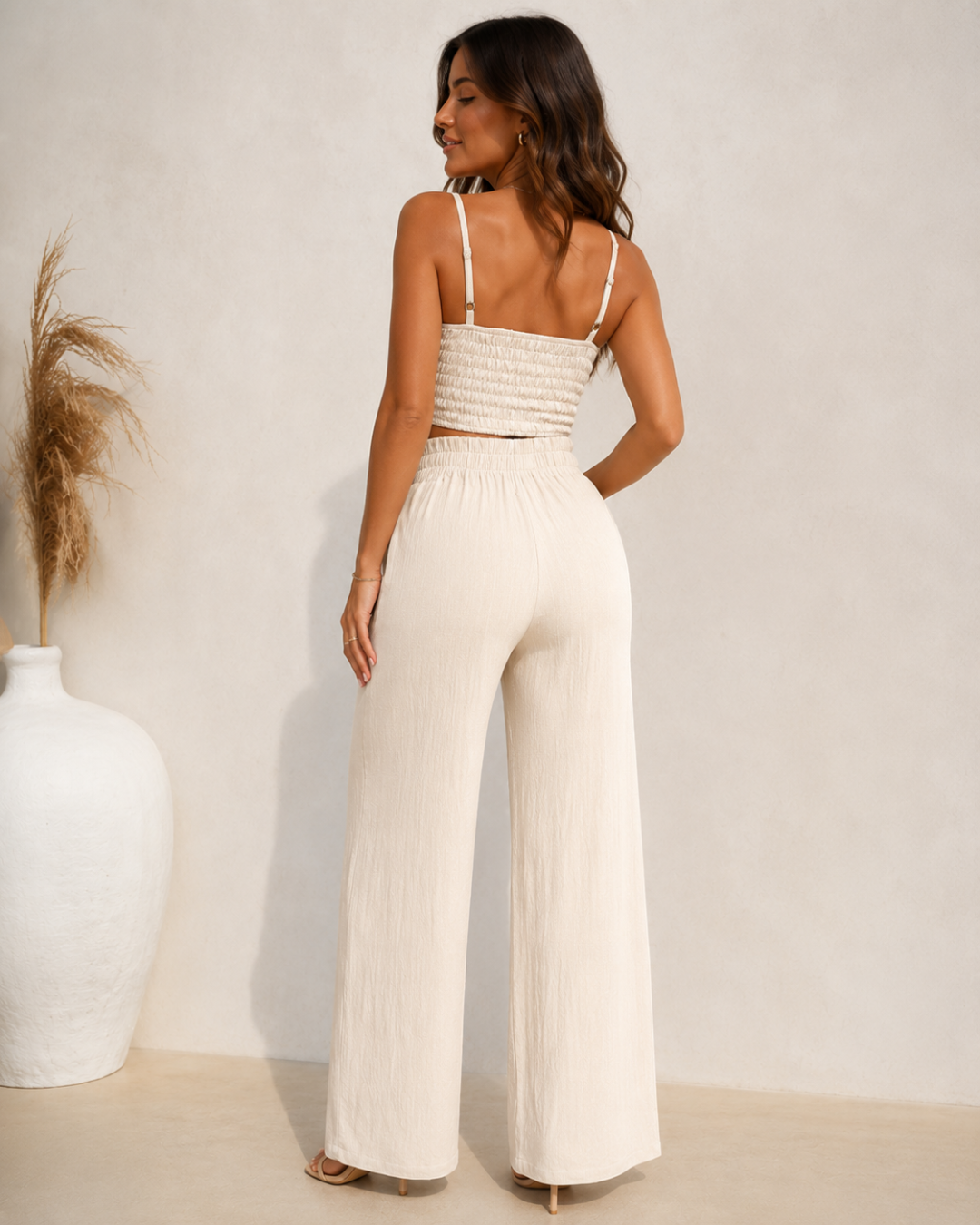Conjunto de Dos Piezas con Top y Pantalones Palazzo®