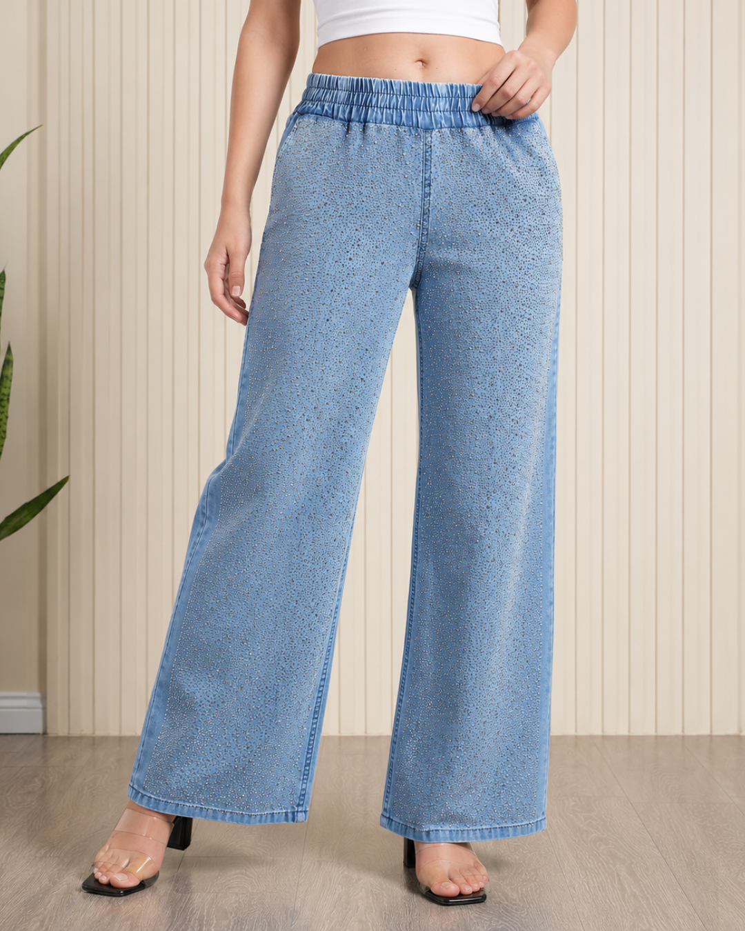 Pantalón Amplio con Cintura Elástica®