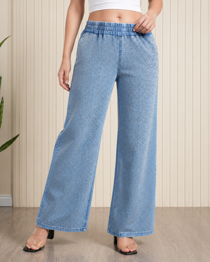 Pantalón Amplio con Cintura Elástica®