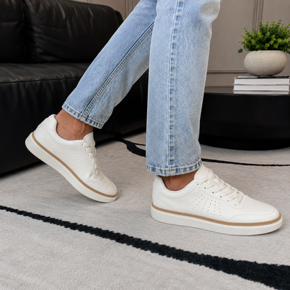 Zapatillas Casual de Hombre con Detalles Perforados y Suela Elevada®
