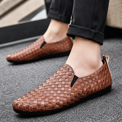 Mocasines con Textura Trenzada