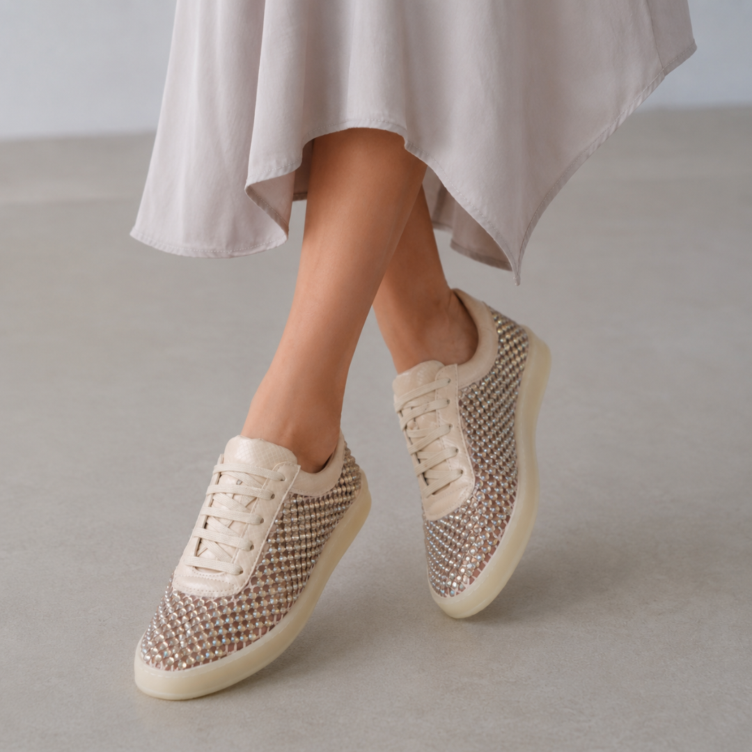 Zapatillas con Brillos y Cordones®