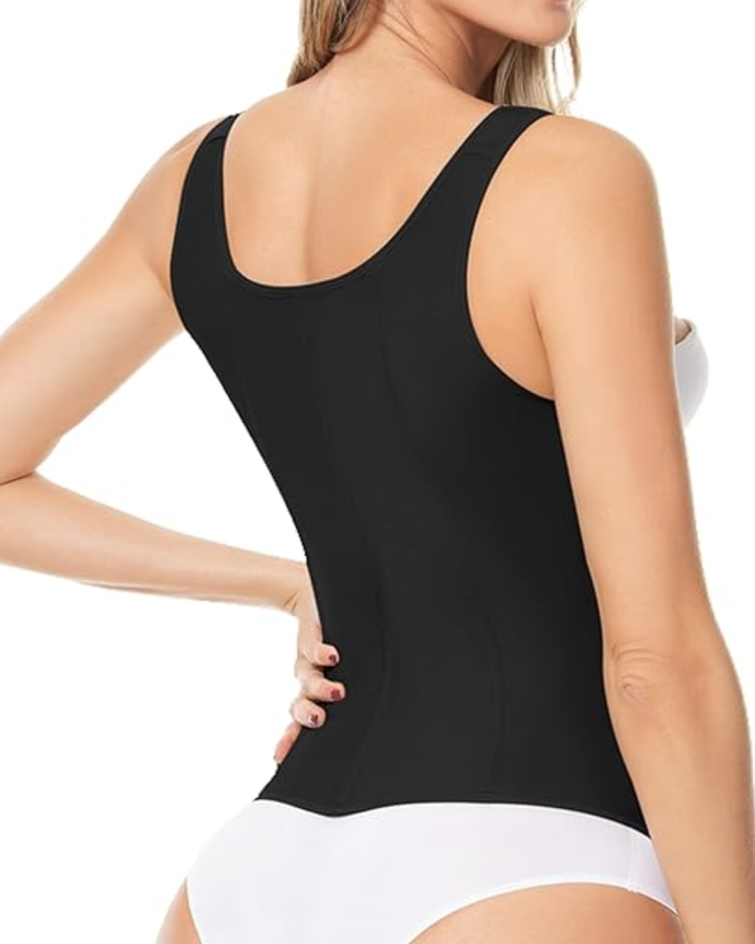 Camiseta moldeadora con espalda cubierta y tirantes anchos®