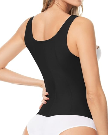 Camiseta moldeadora con espalda cubierta y tirantes anchos®
