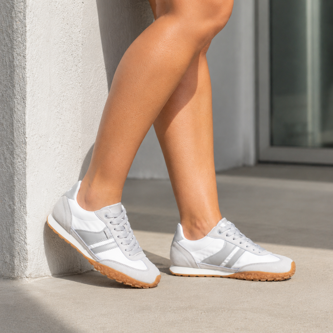 Zapatillas Retro Casual con Suela de Buen Agarre