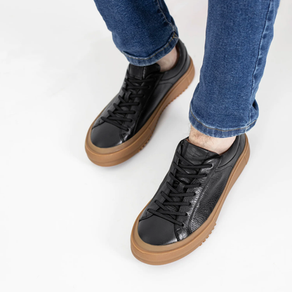 Zapatillas bajas de piel con suela track®