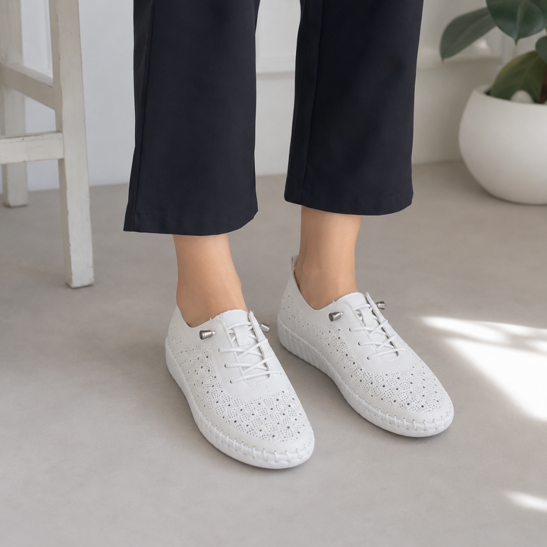 Bailarinas de piel auténtica estampada®
