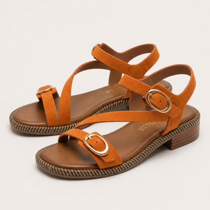 Sandalias de Tiras Ajustables y Hebillas